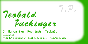 teobald puchinger business card